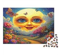 Fantasy Moon Face 1000 Piece Jigsaw Puzzle Set Adult Jigsaws Educational Game Challenge Value Pack Fun Present Wall Decor 70x50cm/1000pcs
