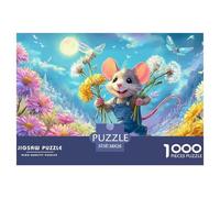 Fantasy Mouse Jigsaws 1000 Piece Puzzle Impossible Suitable for Decompression And Wall Decor Educational Games for Adults And Kids 38x26cm/1000pcs
