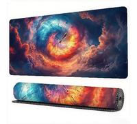 Fantasy Mouse Pad 800 x 300 x 3 mm XXL Desk Mat Compass Mouse Mat, Extended Japanese Mousepad, Large Desk Pad with Non-Slip Base and Stitched Edge Office Accessories for Gaming Work Laptop, Model328