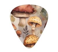 Fantasy Mushroom Guitar Picks 12 Pcs, Acoustic Essential Thick And Thin Plectrums Students 0.46 0.96 0.71 M