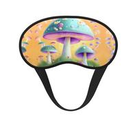 Fantasy Mushroom Sleep Mask Soft Eye MaskBlindfold Eyeshade Smooth Comfortable Eye Cover with