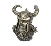 Fantasy & Mythology Bronze Odin Norse Viking God Bust | Figurines | Acotis - Resin
