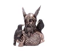 Fantasy & Mythology Bronze Odins Messengers Norse God Bust | Figurines | Acotis - Resin