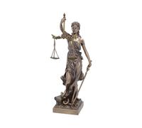 Fantasy & Mythology Bronzed La Justicia The Goddess Of Divine Justice 33cm - Bronze
