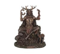 Fantasy & Mythology Cernunnos and Animals Horned God Bronze Figurine | Figurines - Bronze
