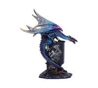 Nemesis Now Draconic Sigil 17.5cm, Resin, Blue, Dragon Figure, Blue Dragon Ornament, Collectable Dragon Giftware, Cast in the Finest Resin, Expertly Hand-Painted, U6699A24