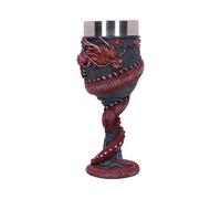 Fantasy & Mythology Dragon Coil Goblet Red 20cm | Goblets & Chalices | Acotis - Resin
