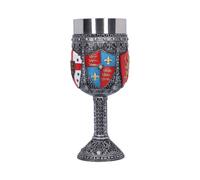 Fantasy & Mythology English Three Lions Shield St George Henry IV Wine Goblet - Resin
