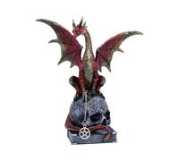 Fantasy & Mythology Fate of the World Dragon on Skull Figurine 23cm | Figurines - Resin