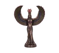 Fantasy & Mythology Graceful Isis Figurine Embodiment of Magic, Wisdom, and - Resin / Bronze