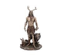 Fantasy & Mythology Herne and Animals Folklore Bronzed Figurine | Figurines - Resin