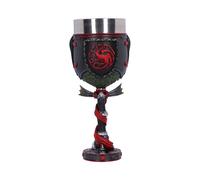 Nemesis Now House of The Dragon Daemon Targaryen Goblet 19.5cm, Resin, Black, Official House of The Dragon Merchandise, House of The Dragon Goblet, Cast in The Finest Resin, Expertly Hand-Painted