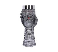 Fantasy & Mythology Medieval Knight Gauntlet Wine Goblet Hand Painted | Goblets - Stainless Steel
