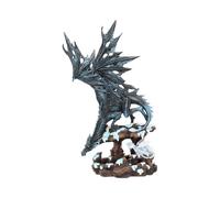 Fantasy & Mythology Nemesis Now Dragons Wisdom Black Ice 47cm | Figurines - Resin