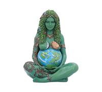 Fantasy & Mythology Small Ethereal Mother Earth Gaia Art Statue Painted Figurine - Resin