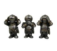 Fantasy & Mythology Three Wise Knights Figurine Knight Ornaments | Figurines - Resin