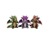 Nemesis Now U4150M8 Three Wiselings Figurine 8.5cm Gold, Resin, One Size
