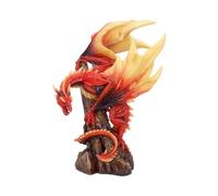 Fantasy & Mythology Vermilion Inferno Dragon Figurine 22.5cm | Figurines - Polyresin