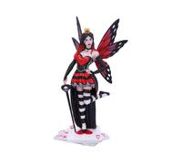 Fantasy & Mythology Wonderland Fairies Queen of Hearts Red Card Figurine - Resin