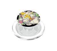 Fantasy Nature Colorful Flowers Crystal Rock Art Design PopSockets PopGrip for MagSafe