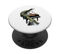 Fantasy Nature Piano Staircase Waterfall Musical Escape PopSockets Adhesive PopGrip