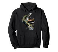 Fantasy Nature Piano Staircase Waterfall Musical Escape Pullover Hoodie