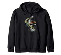Fantasy Nature Piano Staircase Waterfall Musical Escape Zip Hoodie