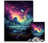 Fantasy Night Jigsaws 1000 Pieces for Adults Wooden Jigsaw Puzzles for Adults Intricate Design for Teenagers, DIY Decor, And BrainBoosting Fun 1000 PCS(75x50cm)