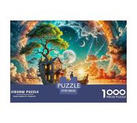 Fantasy Night Scene 1000 Piece Jigsaw Puzzle Game, Gift for Ages 12 Plus38x26cm/1000pcs