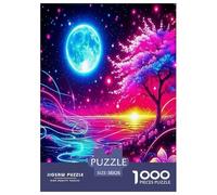 Fantasy Night Scene 1000 Piece Jigsaw Puzzles Fun Challenging Modern The Jungle Book Educational Game Creativity & Gift Giving Suitable for Children & People Aged 14+ 38x26cm/1000pcs