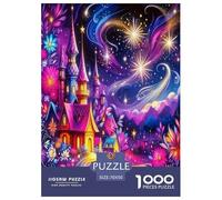 Fantasy Night Scene 1000 Piece Jigsaw Puzzles Fun Challenging Modern The Jungle Book for Family Activity Game Creativity & Gift Giving For Children And Adults Aged 14 And Over 70x50cm/1000pcs