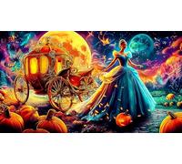 Fantasy Night Scene Jigsaw Puzzle 1000 Pieces - Fun Family Activity Great Gift Idea Challenging for Adults 75x50/1000pcs