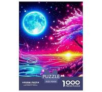 Fantasy Night Scene Jigsaw Puzzle Adult And Children 1000 Jigsaws Beautifully Illustrated Rainy Days Fun Activities Birthday Jumbo for Boys And Girls 70x50cm/1000pcs