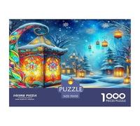 Fantasy Night Scene Jigsaw Puzzles for Adults Gifts 1000 Piece Fun Challenging Home Decoration Brainteasing Wonderful Journey Jigsaw Puzzle for Adults And Kids 70x50cm/1000pcs