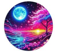 Fantasy Night Scene Jigsaw Puzzles Great Gift for Adults 1000 Piece Fun Challenging Home Decoration Wonderful Journey Jigsaw Puzzle for Women Men Adult 1000pcs (67.5x67.5cm)