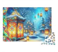 Fantasy Night Scene Puzzle 1000 Pieces for Adults Teens Hobby Relax Creative Long-Lasting Durable 38x26cm/1000pcs