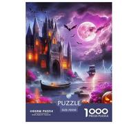 Fantasy Night Scene Puzzles 1000 Piece for Adults And Kids Stunning Night View Unique Challenge Games Impossible Puzzle Toys Birthday Gifts Home Decoration 70x50cm/1000pcs