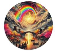 Fantasy Night Scene Puzzles 1000 Piece for Adults And Kids Stunning Night View Unique Challenge Games Impossible Puzzle Toys Relaxing Decor Gift Beautiful Decoration 1000pcs (67.5x67.5cm)