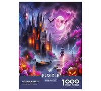 Fantasy Night Scene1000Pieces JigsawPuzzlesFantasy Night Scene ForAdult Challenging LargePiecePuzzles Age12+byth Challenging The Impossible Difficult Game Uncover The Puzzle 70x50cm/1000pcs