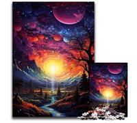 Fantasy Night Sky Jigsaw Puzzle 1000 Pieces Puzzles for Adults Challenging Brain Teaser Relaxing Toy for Teenagers 1000 PCS(38x26cm)