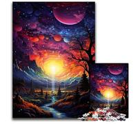 Fantasy Night Sky Jigsaw Puzzle 1000 Pieces Puzzles for Adults Challenging Brain Teaser Relaxing Toy for Teenagers 1000 PCS(75x50cm)