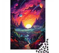 Fantasy Night View 1000 Piece Jigsaw Puzzles for Adults Jigsaw Puzzle 1000 Pieces Jigsaws Adults Puzzles Gifts 1000pcs (75x50cm)