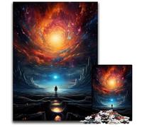 Fantasy Night View Jigsaw Puzzles for Adults, 1000 Piece Wooden Jigsaw Family Activity, Brain Teaser, Home Decor, 1000 PCS(75x50cm)