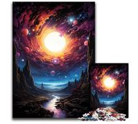 Fantasy Night View Jigsaw Puzzles for Adults 1000 Puzzles for Adults for Home Decor, Ideal Christmas & New Year Gift for Teenagers 1000 PCS(75x50cm)
