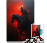 Fantasy Ninja Knight Adult Puzzles 1000 Pieces,Help The Brain Exercise Addictive Toys to Cultivate Patience Unique Challenge Game (50x75cm)