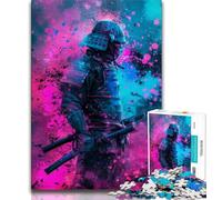 Fantasy Ninja Warrior 1000 Piece Jigsaw Puzzle for Adults And Teenagers,Educational Games Wall Decoration Unique Birthday And Xmas Gifts 50x75cm