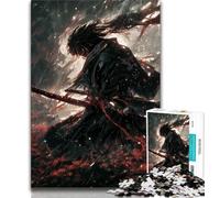 Fantasy Ninja Warrior 1000 Piece Jigsaw Puzzle for Adults And Teenagers,for Educational Game Challenge Toy Unique Home Decor And Gifts 38x26cm