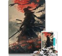 Fantasy Ninja Warrior 1000 Piece Jigsaw Puzzles for Adults & Teens,Help The Brain Exercise Addictive Toys to Cultivate Patience A Work of Art (75x50cm)
