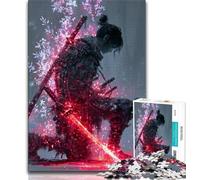 Fantasy Ninja Warrior 1000 Piece Jigsaw Puzzles for Teenagers,Stress Reliever Difficult Challenge Unique Home Decor And Gifts (38x26cm)