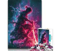 Fantasy Ninja Warrior 1000 Pieces Jigsaw Puzzles for Adults And Teens,Toys Educational Games Stress Relieving Suitable for Desktop Decoration (38x26cm)